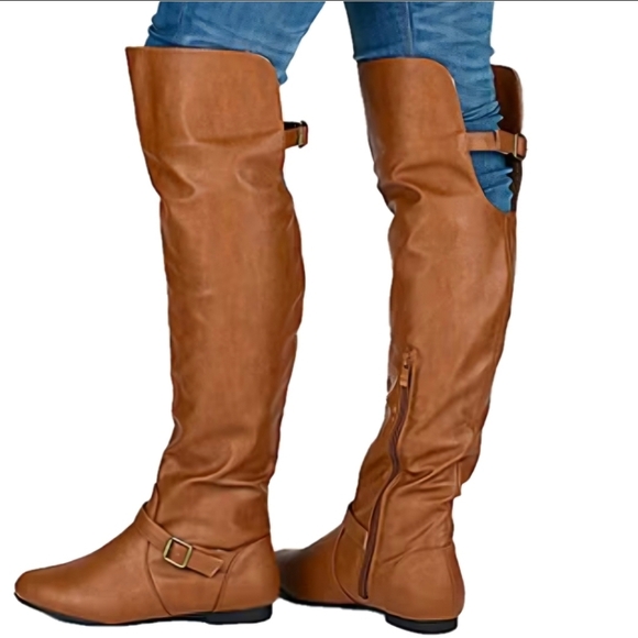 {SOLD} Journee Collection Over-Knee Riding Boots in Size 9 - Like New - Picture 13 of 15